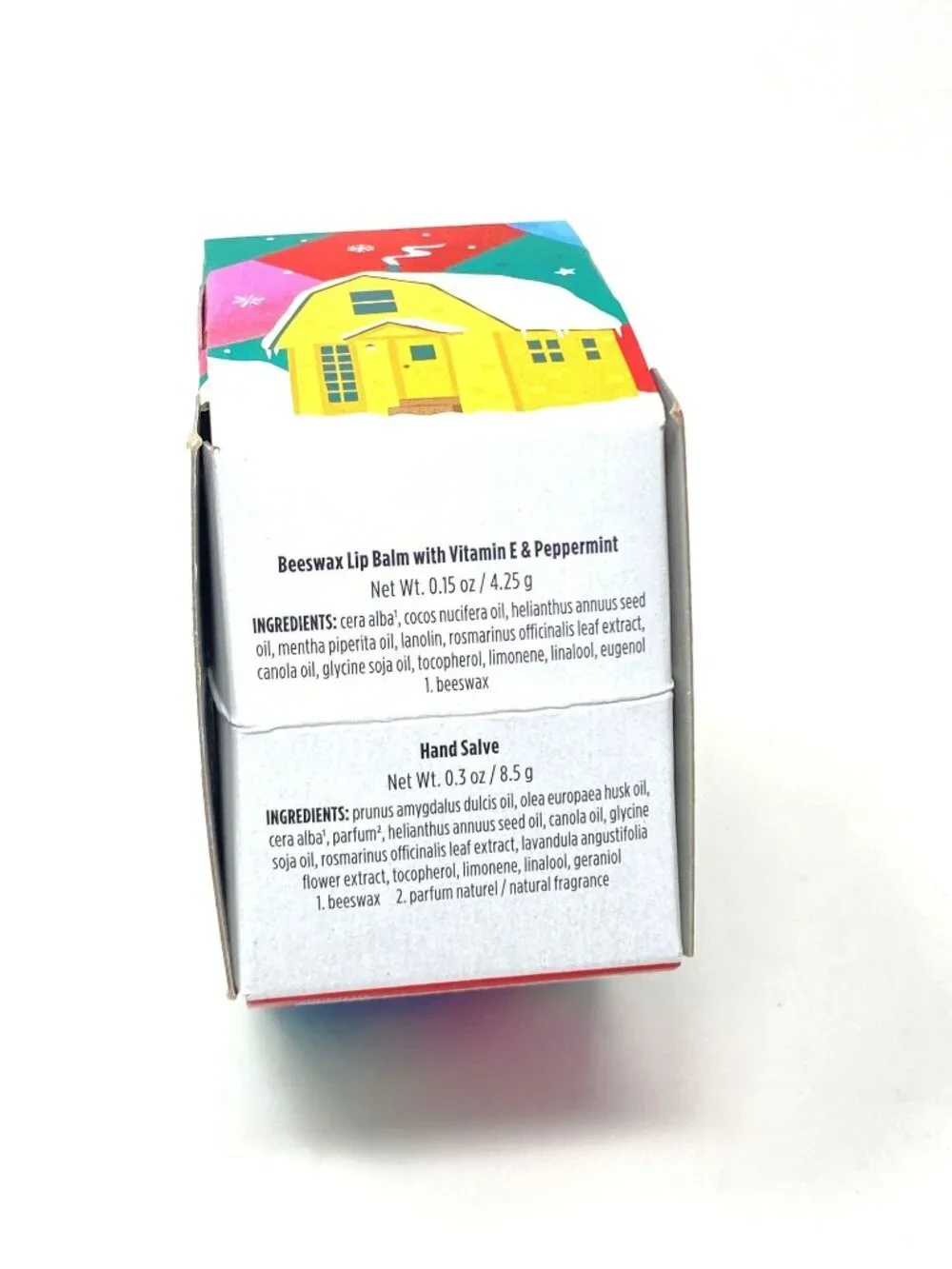Burt's Bees Holiday Stocking Stuffer Bit of Burt's Lip Balm Hand Salve